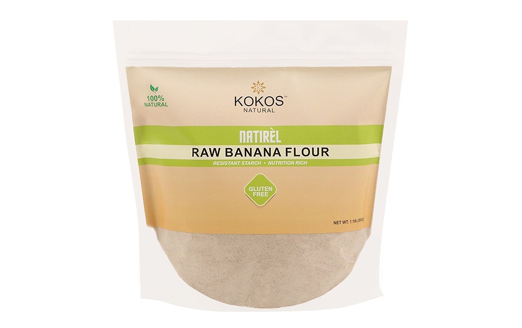 Kokos Natural Raw Banana Flour    Pack  500 grams